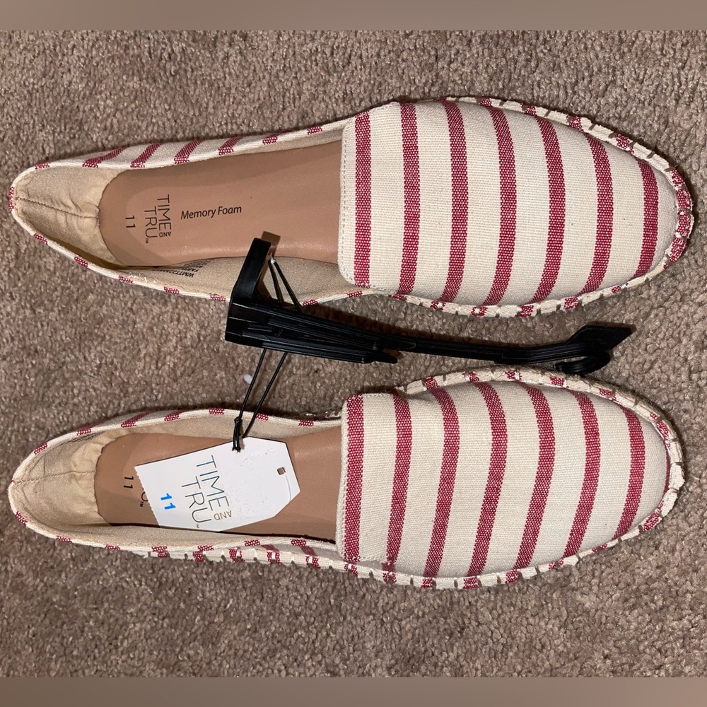 Time and True slip on shoes new with tags